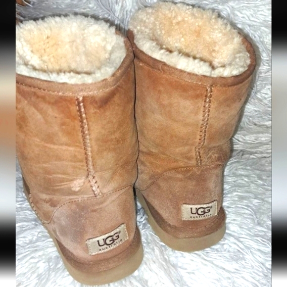 Ugg Boots Plush Chestnut Size 8 - Picture 8 of 8